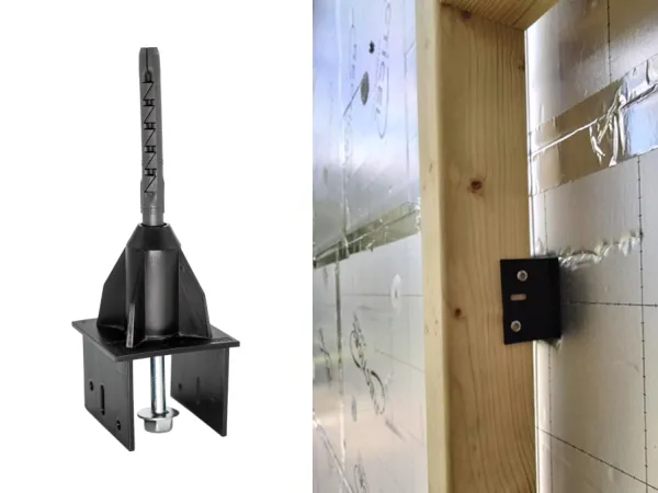RocketClip – de handige houtklem op hardschuim isolatiemateriaal