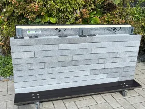 NoviBrick droogstapelsysteem - muurvast en losmaakbaar